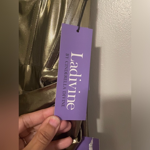 Corset Bodice Strapless Prom Gown NWT - Picture 4 of 12